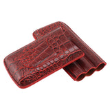 Travel Cigar Case Leather Soft Touch Fashion Appearance Portable Cigar Pouch for 3 Cigars 74