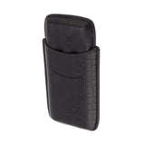 Cigar Holder Portable Tight Stitching Colorfast Lightweight 3 Finger Cigar Humidor Case for Travel Home