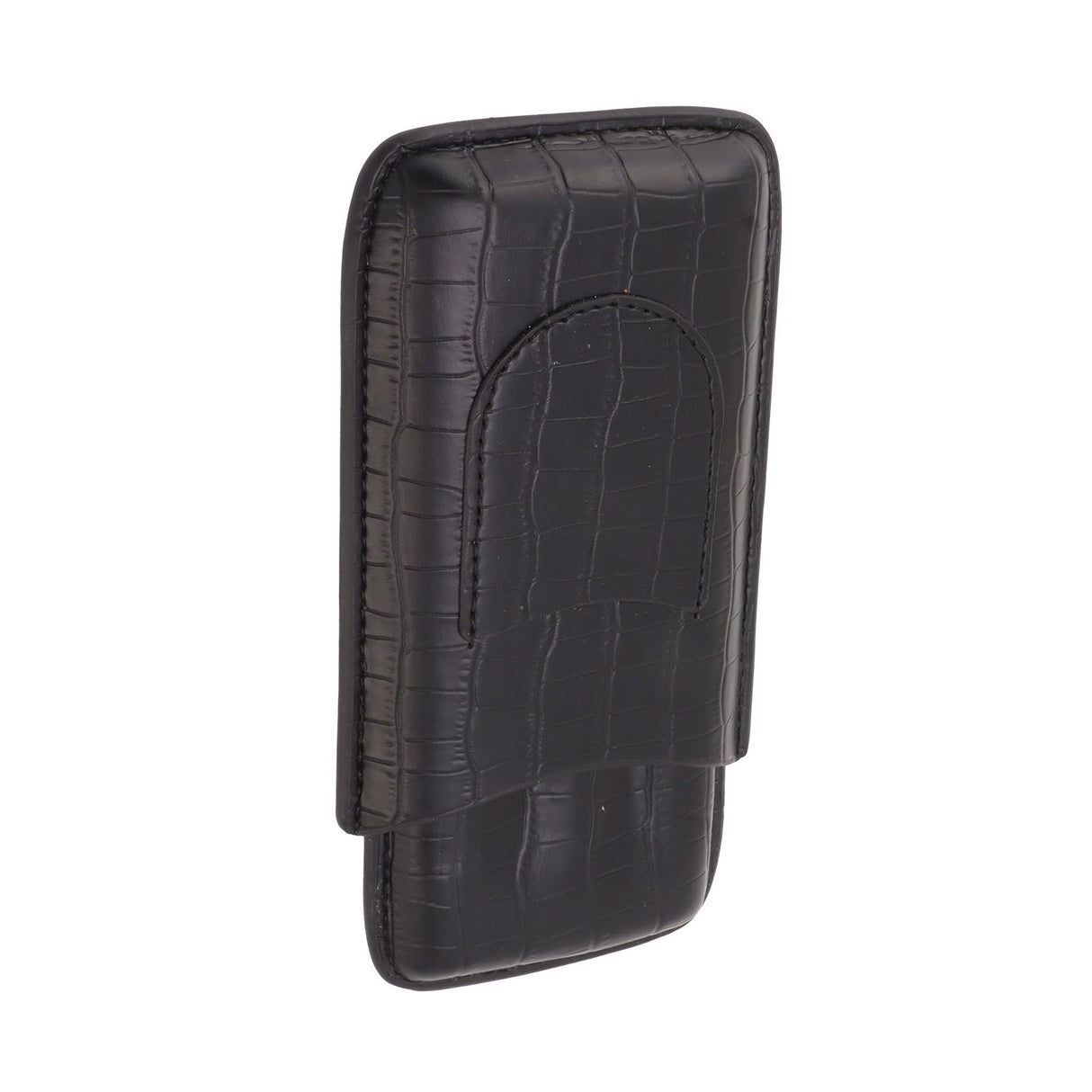 Cigar Holder Portable Tight Stitching Colorfast Lightweight 3 Finger Cigar Humidor Case for Travel Home