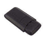 Cigar Holder Portable Tight Stitching Colorfast Lightweight 3 Finger Cigar Humidor Case for Travel Home