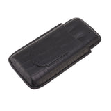 Cigar Holder Portable Tight Stitching Colorfast Lightweight 3 Finger Cigar Humidor Case for Travel Home
