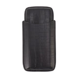 Cigar Holder Portable Tight Stitching Colorfast Lightweight 3 Finger Cigar Humidor Case for Travel Home
