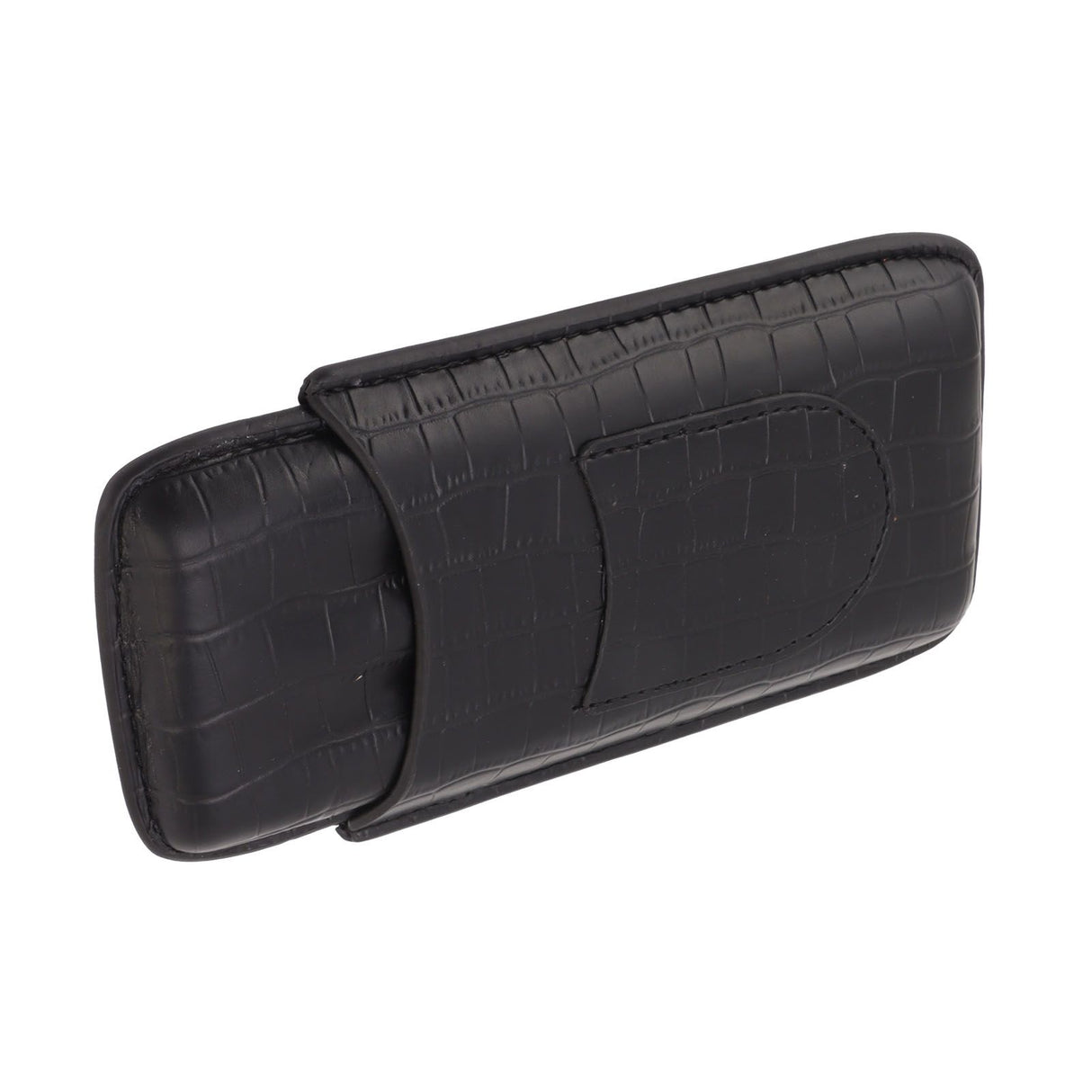 Cigar Holder Portable Tight Stitching Colorfast Lightweight 3 Finger Cigar Humidor Case for Travel Home