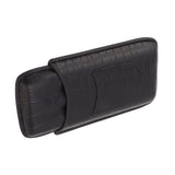 Cigar Holder Portable Tight Stitching Colorfast Lightweight 3 Finger Cigar Humidor Case for Travel Home - Extra Image
