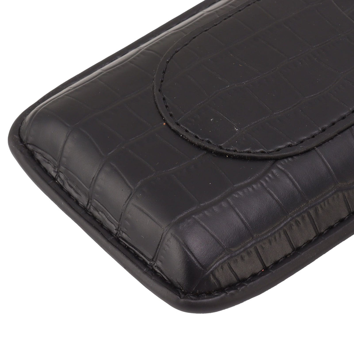 Cigar Holder Portable Tight Stitching Colorfast Lightweight 3 Finger Cigar Humidor Case for Travel Home