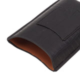 Cigar Holder Portable Tight Stitching Colorfast Lightweight 3 Finger Cigar Humidor Case for Travel Home - Extra Image