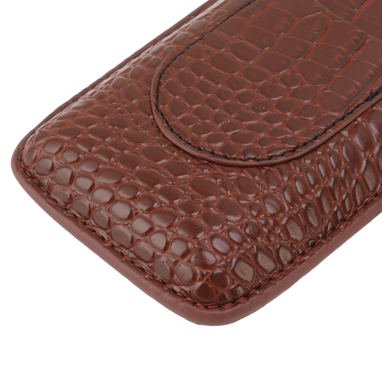 Cigar Holder Case Artificial Leather Portable Durable Elegant 3 Finger Cigar Box for Travel Outdoor Business 78