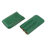 Cigar Holder Case Artificial Leather Portable Durable Elegant 3 Finger Cigar Box for Travel Outdoor Business 81