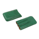 Cigar Holder Case Artificial Leather Portable Durable Elegant 3 Finger Cigar Box for Travel Outdoor Business 81
