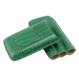 Cigar Holder Case Artificial Leather Portable Durable Elegant 3 Finger Cigar Box for Travel Outdoor Business 81 - Extra Image