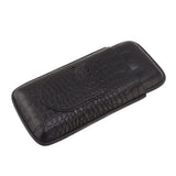 Portable Cigar Case 3 Holder Leather Humidor Box Cigar Moisturizing Protection Storage Bag