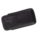 Portable Cigar Case 3 Holder Leather Humidor Box Cigar Moisturizing Protection Storage Bag