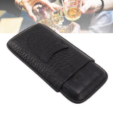 Portable Cigar Case 3 Holder Leather Humidor Box Cigar Moisturizing Protection Storage Bag - Extra Image
