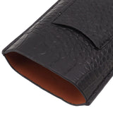 Portable Cigar Case 3 Holder Leather Humidor Box Cigar Moisturizing Protection Storage Bag