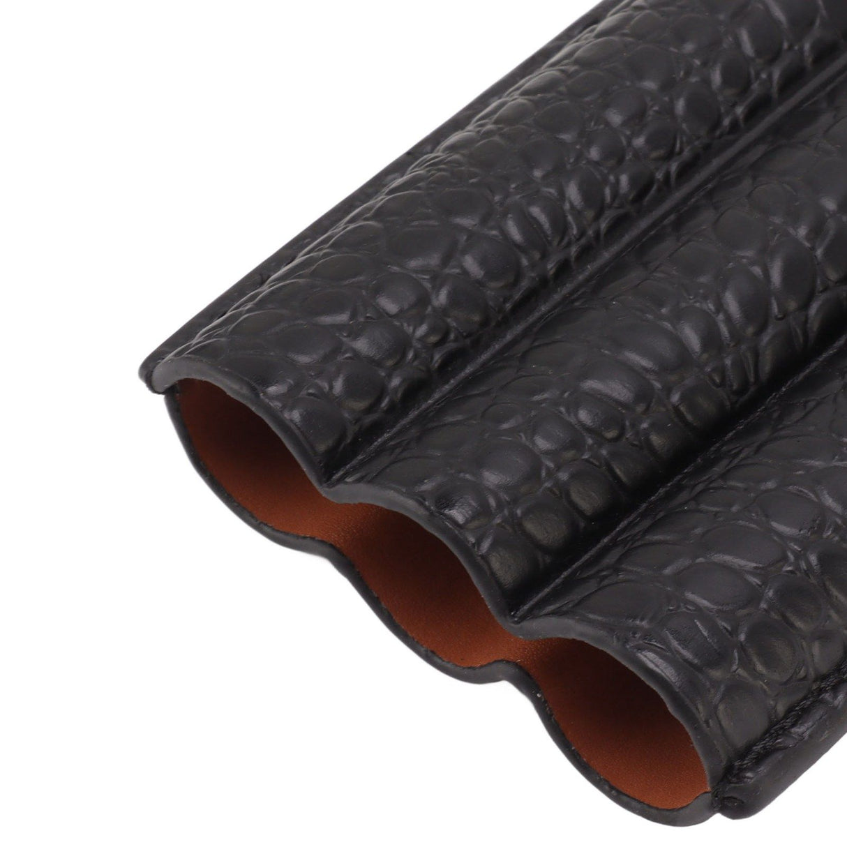 Portable Cigar Case 3 Holder Leather Humidor Box Cigar Moisturizing Protection Storage Bag