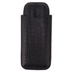 Portable Cigar Bag 2 Holder Leather Humidor Box Storage Case for Protection and Moisturizing
