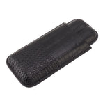 Portable Cigar Bag 2 Holder Leather Humidor Box Storage Case for Protection and Moisturizing