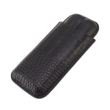 Portable Cigar Bag 2 Holder Leather Humidor Box Storage Case for Protection and Moisturizing