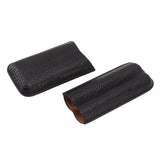 Portable Cigar Bag 2 Holder Leather Humidor Box Storage Case for Protection and Moisturizing