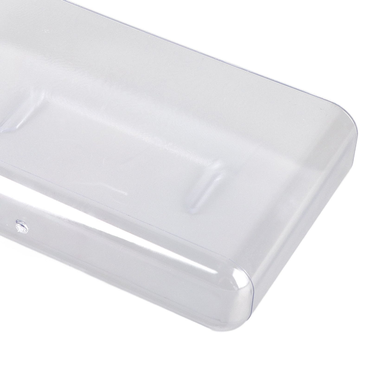 Adhesive Storage Bin Transparent Plastic Wall Mounted Floating Storage Holder Desk Organizer for Bedroom Bathroom L
