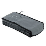 10 Layers Wardrobe Hanging Storage Bag Strong Load Bearing Multilayer Hanging Storage Bag for Shoes Hat Underwear - Top-Down View