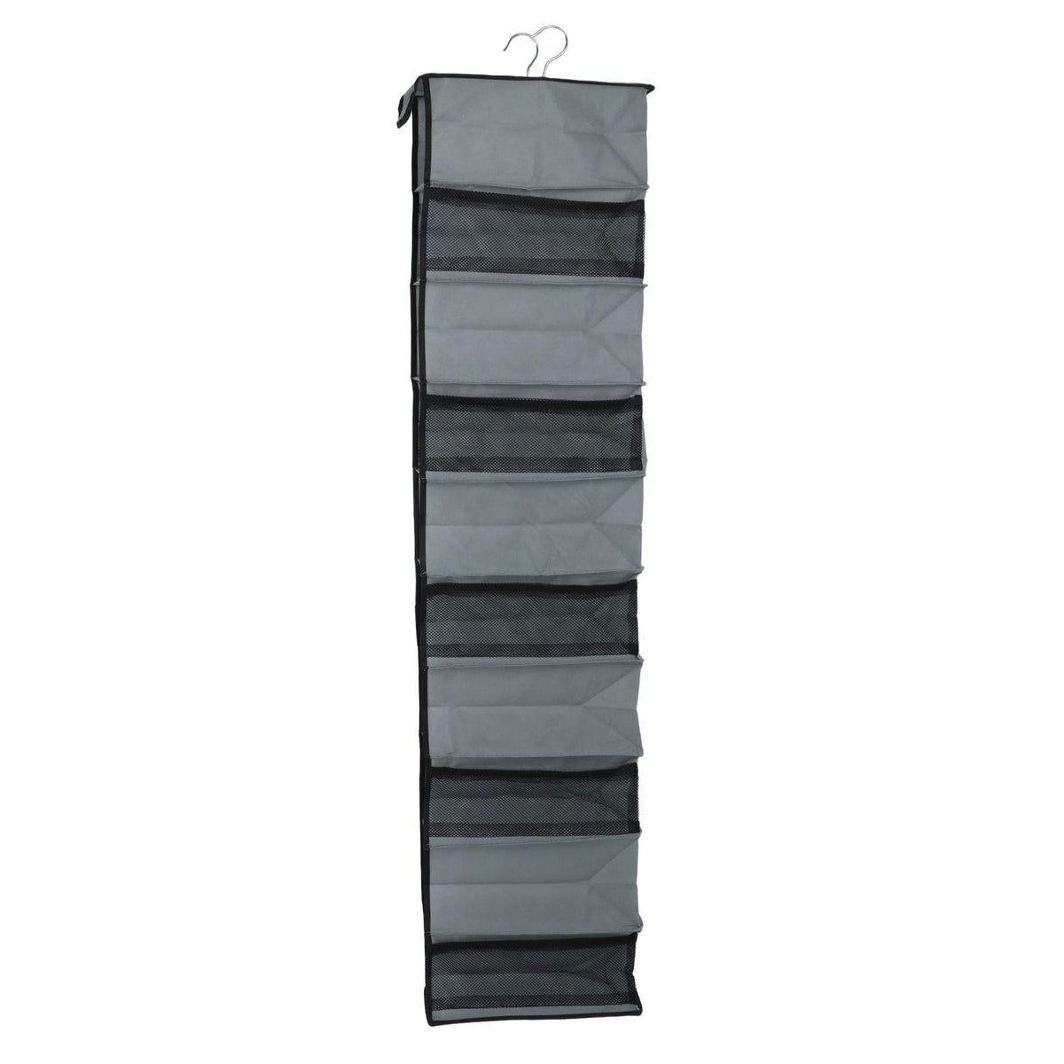 10 Layers Wardrobe Hanging Storage Bag Strong Load Bearing Multilayer Hanging Storage Bag for Shoes Hat Underwear