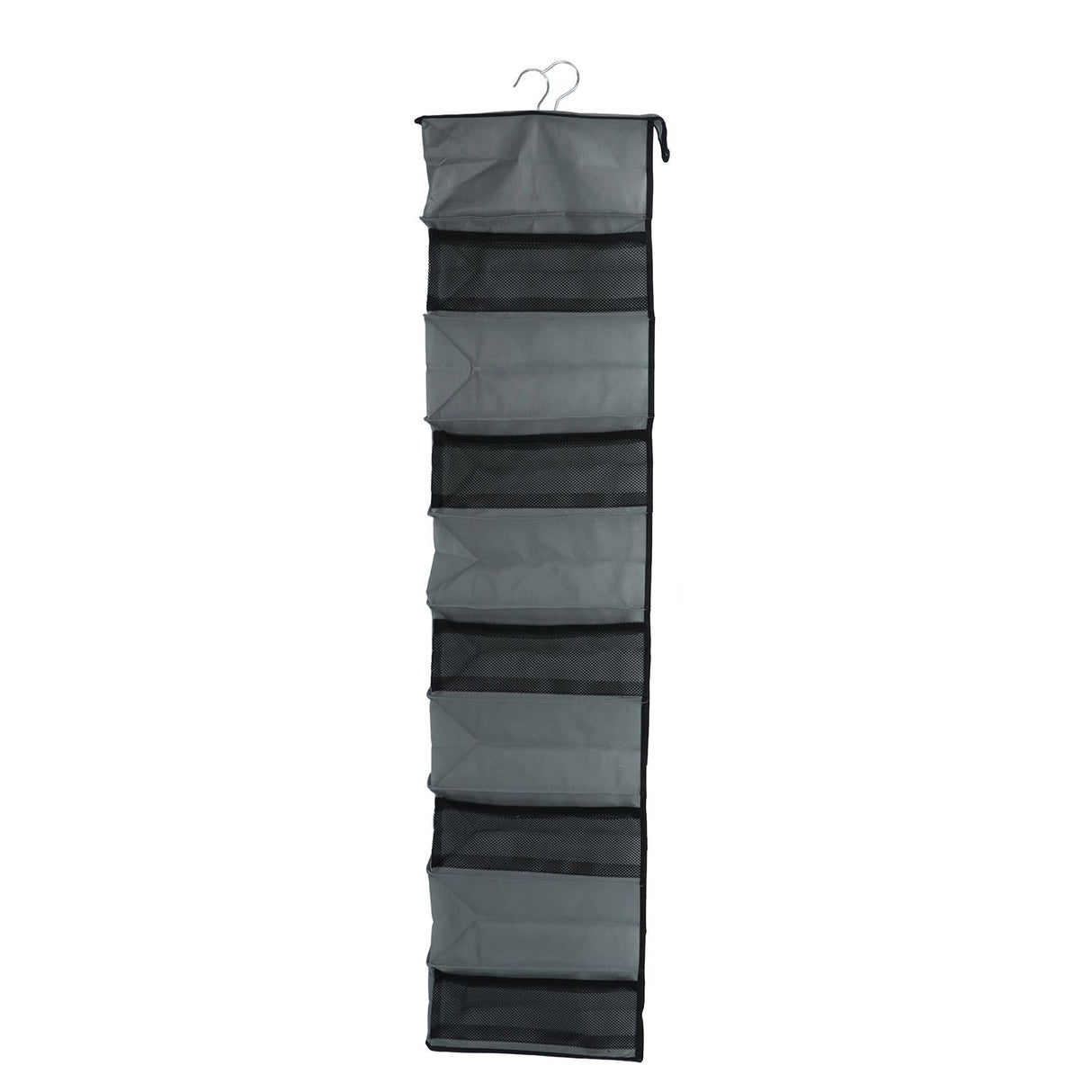 10 Layers Wardrobe Hanging Storage Bag Strong Load Bearing Multilayer Hanging Storage Bag for Shoes Hat Underwear