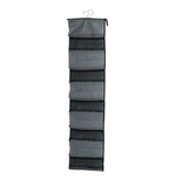 10 Layers Wardrobe Hanging Storage Bag Strong Load Bearing Multilayer Hanging Storage Bag for Shoes Hat Underwear - Close-Up Angle