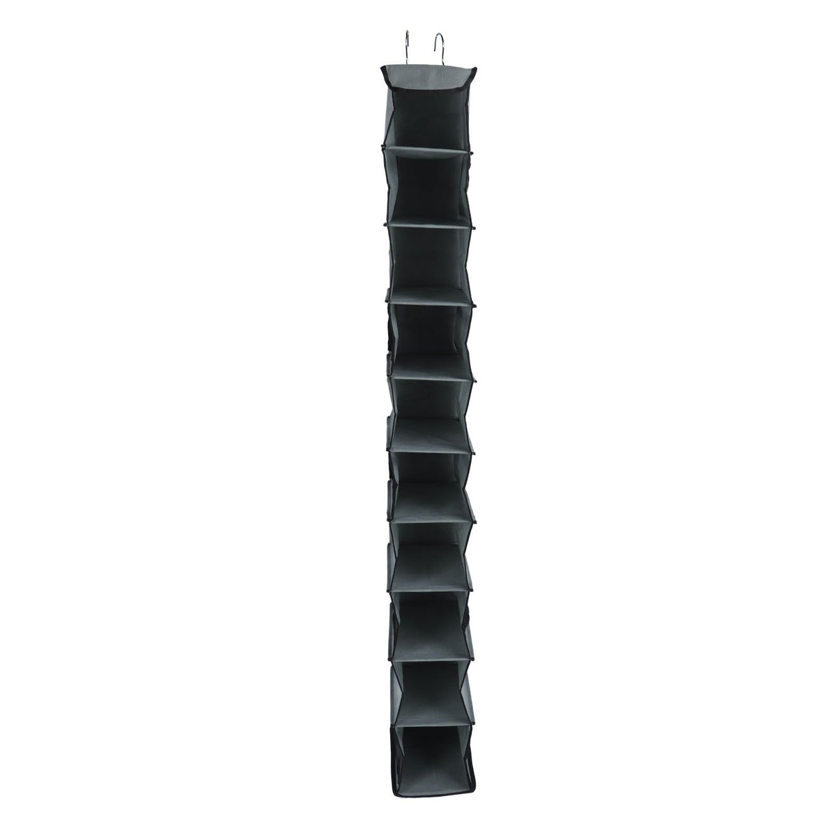 10 Layers Wardrobe Hanging Storage Bag Strong Load Bearing Multilayer Hanging Storage Bag for Shoes Hat Underwear