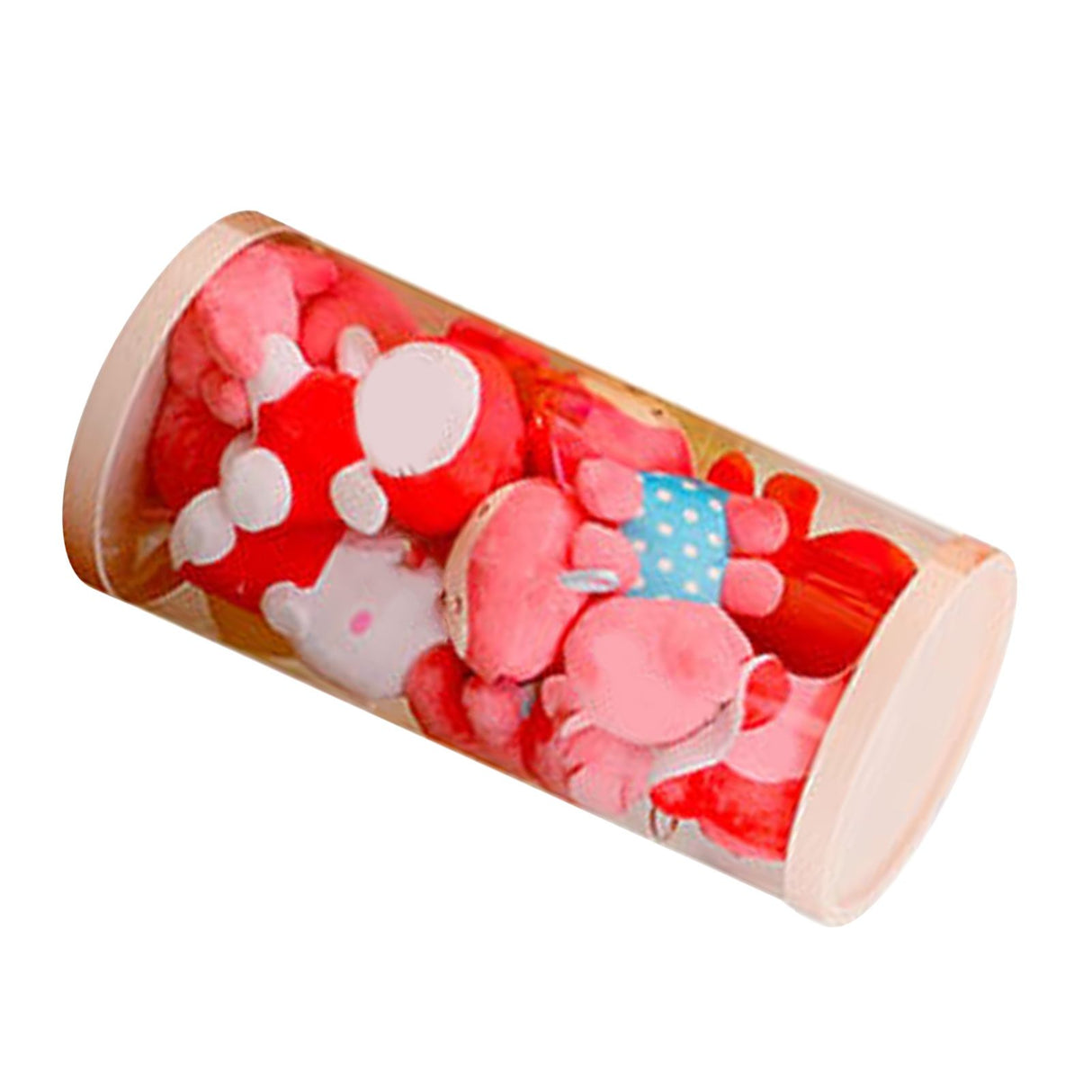 Doll Storage Bucket Transparent Rotatable PVC 26cm Stuffed Animal Storage Bucket for Home 50cm / 19.7in