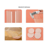 Doll Storage Bucket Transparent Rotatable PVC 26cm Stuffed Animal Storage Bucket for Home 50cm / 19.7in - Extra Image