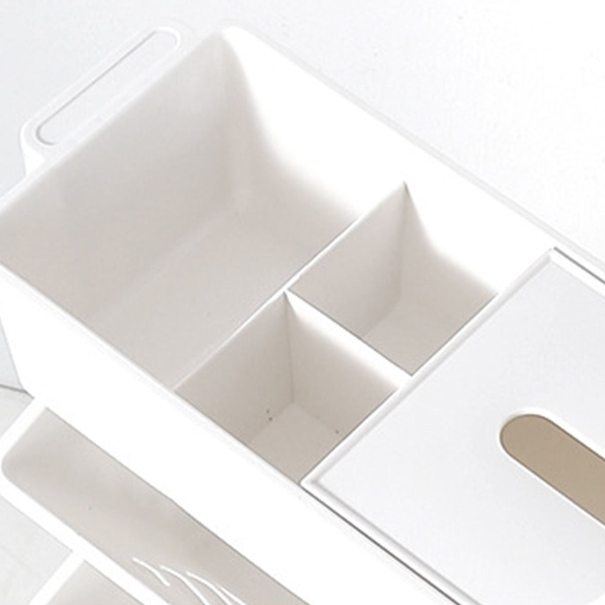 Movable Bookshelf Large Capacity Rotatable Removable Plastic Practical Rolling Organization Shelf 5 Layer
