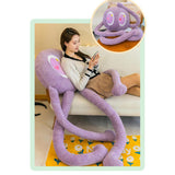 Plush Octopus Pillow Cute Shape Soft Comfortable Stuffed Octopus Doll Toy with 4 Legs for Home Bedroom Office Purple 90cm/35.4in, 480g/16.7oz