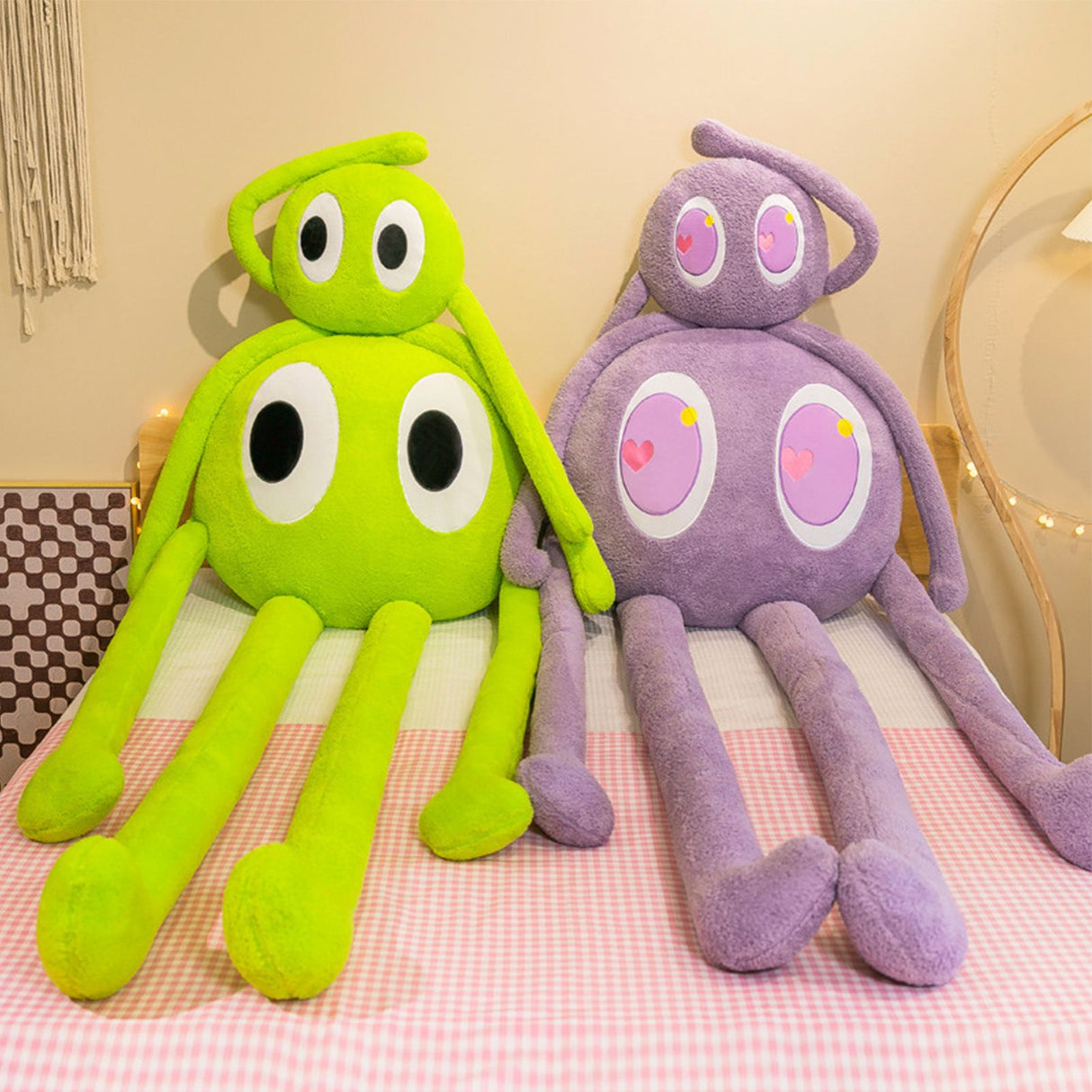 Plush Octopus Pillow Cute Shape Soft Comfortable Stuffed Octopus Doll Toy with 4 Legs for Home Bedroom Office Purple 90cm/35.4in, 480g/16.7oz