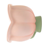 Flower Shape Storage Box Innovative Cute Resin Storage Decorative Ornament for Entryway Desk Dressing Table Tulip - Top-Down View