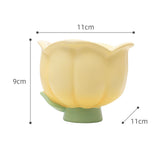 Flower Shape Storage Box Innovative Cute Resin Storage Decorative Ornament for Entryway Desk Dressing Table Convallaria Majalis - Extra Image