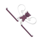 Storage Hook Rack Multipurpose Strong Bearing Capacity Waterproof Punch Free Towel Rack Holder for Home Purple