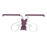 Storage Hook Rack Multipurpose Strong Bearing Capacity Waterproof Punch Free Towel Rack Holder for Home Purple