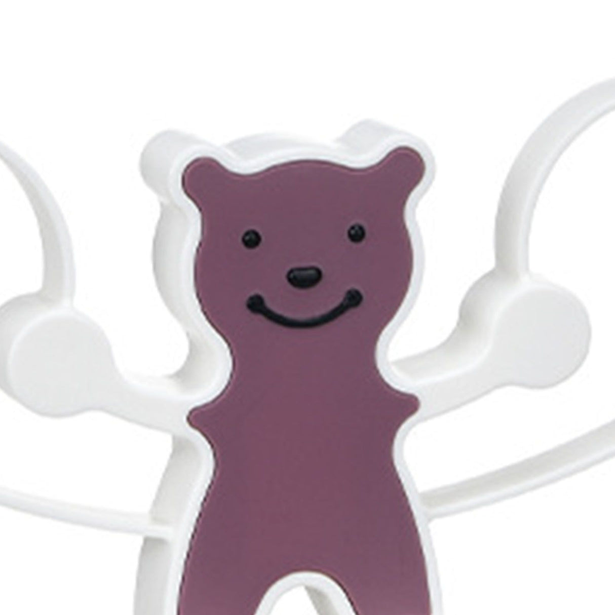 Storage Hook Rack Multipurpose Strong Bearing Capacity Waterproof Punch Free Towel Rack Holder for Home Purple