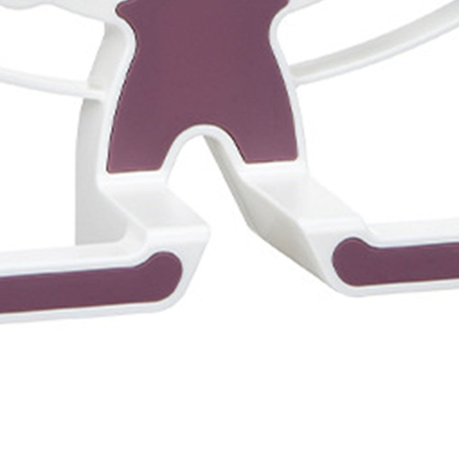 Storage Hook Rack Multipurpose Strong Bearing Capacity Waterproof Punch Free Towel Rack Holder for Home Purple