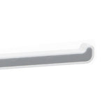 Storage Hook Rack Multipurpose Strong Bearing Capacity Waterproof Punch Free Towel Rack Holder for Home Grey - Extra Image