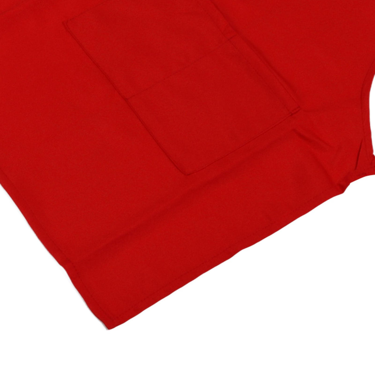 3Pcs Children Aprons Baking DIY Kids Aprons with Pockets for Boys Girls Aged 3‑6 White Red Black M Size 56cm Length