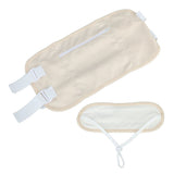 Castor Oil Pack Wrap Light Weight Organic Castor Oil Pack Kit Adjustable Castor Oil Pack for Sleeping Reading Yoga - Close-Up Angle