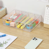 Glasses Storage Box 4 Layers Stackable Transparent Sunglasses Display Organizer for Office Bedroom