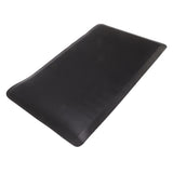 Kitchen Mat Waterproof Oilproof Floor Mat Rug 44x70cm Home Decoration Black for Office Hotel