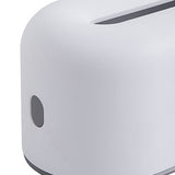 Nordic Ins Plastic Tissue Box Simple Paper Holder Dispenser Home Storage Case for Home Dormitory Bedroom Coffee Table Restaurant Warm White