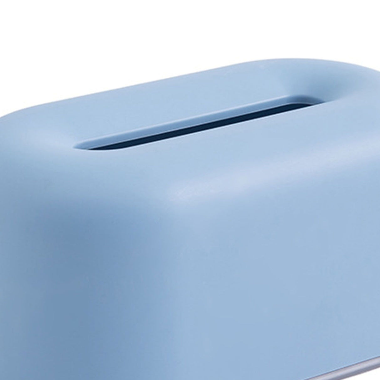 Nordic Ins Plastic Tissue Box Simple Paper Holder Dispenser Home Storage Case for Home Dormitory Bedroom Coffee Table Restaurant Sky Blue