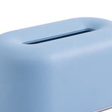 Nordic Ins Plastic Tissue Box Simple Paper Holder Dispenser Home Storage Case for Home Dormitory Bedroom Coffee Table Restaurant Sky Blue