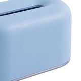 Nordic Ins Plastic Tissue Box Simple Paper Holder Dispenser Home Storage Case for Home Dormitory Bedroom Coffee Table Restaurant Sky Blue