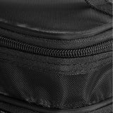 Double Layer Cosmetic Bag Easy Classification Large Capacity Mesh Cosmetic Bag with Sturdy Handle for Travel Black Double Layer - Extra Image
